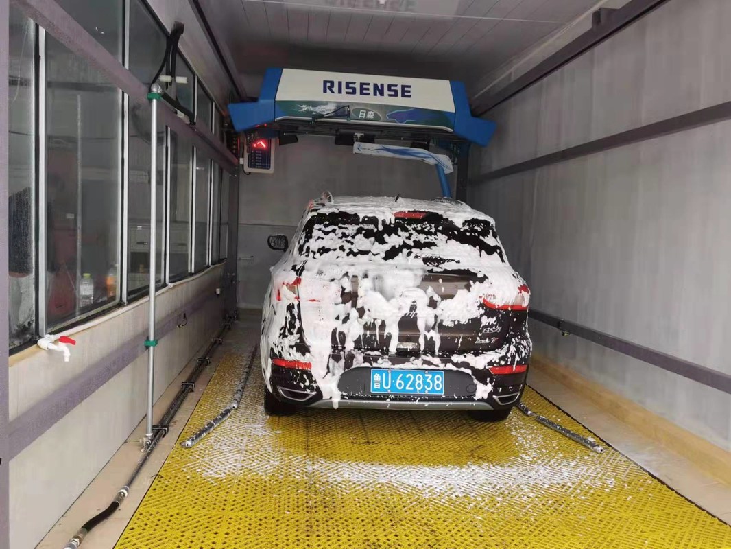 Полностью автоматическая автомойка без прикосновений для очистки автомобиля под высоким давлением