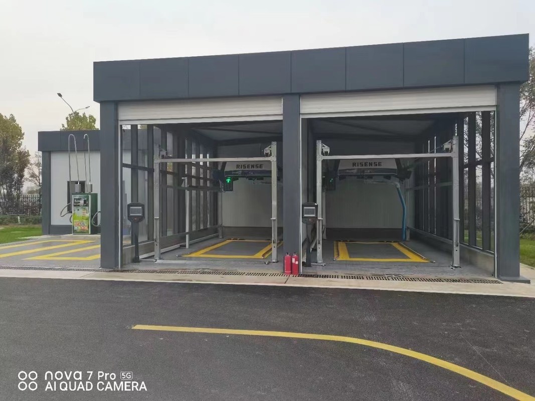 Полностью автоматическая автомойка без прикосновений для очистки автомобиля под высоким давлением