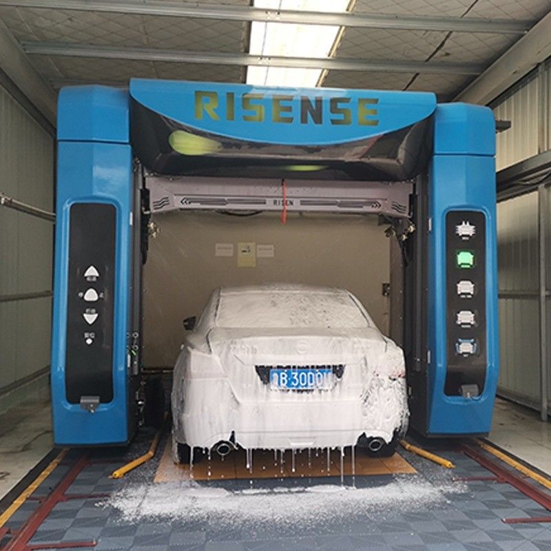 Risense Two Arm 360 Full Automatic Laser Car Wash с воздушным сушилкой и лавовым шампунем